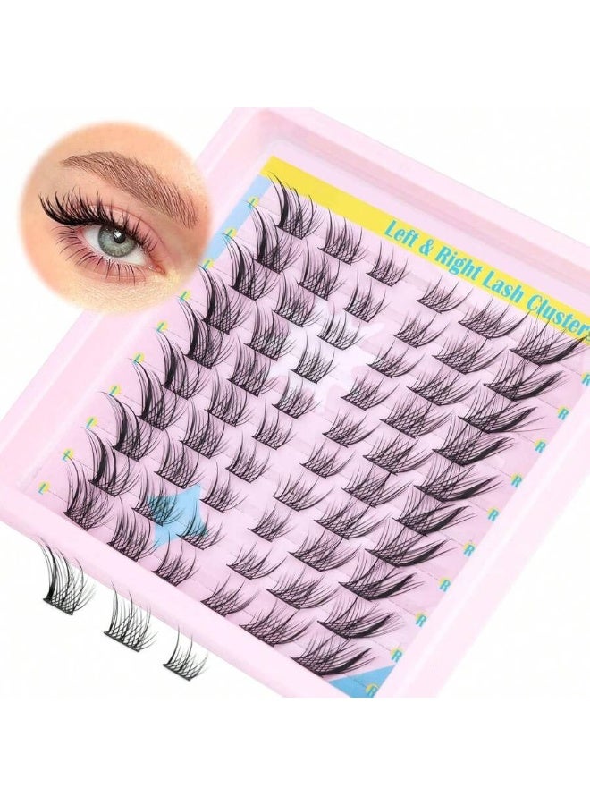 تماثل مثالي ونظرة احترافية! ✨ طقم الرموش العنقودية Left & Right - تصميم ذكي لتنسيق رموش العينين بكل سهولة" - Image 2